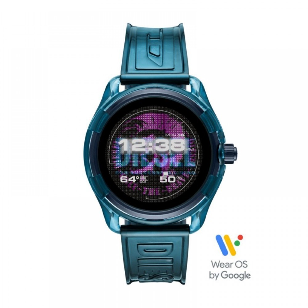 Diesel Smartwatch-Blue Silicone - DZT2020