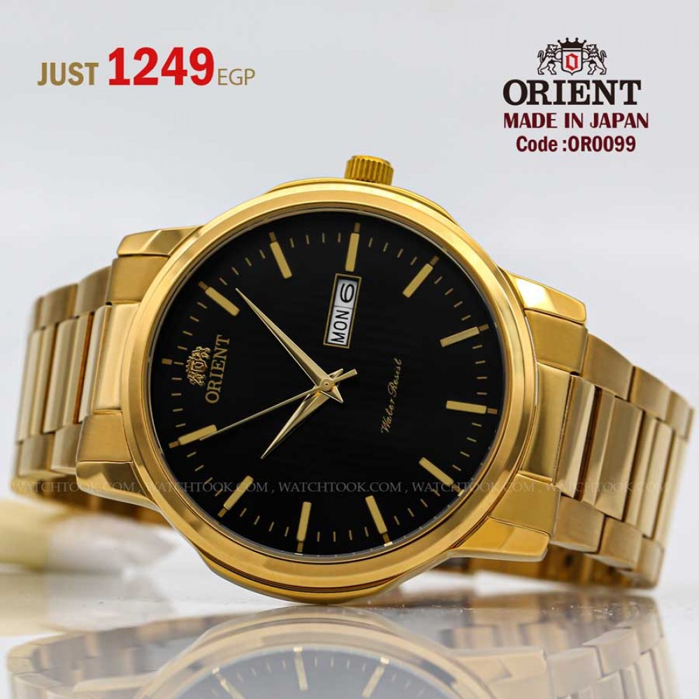 Orient quartz 1y warranty code or0099