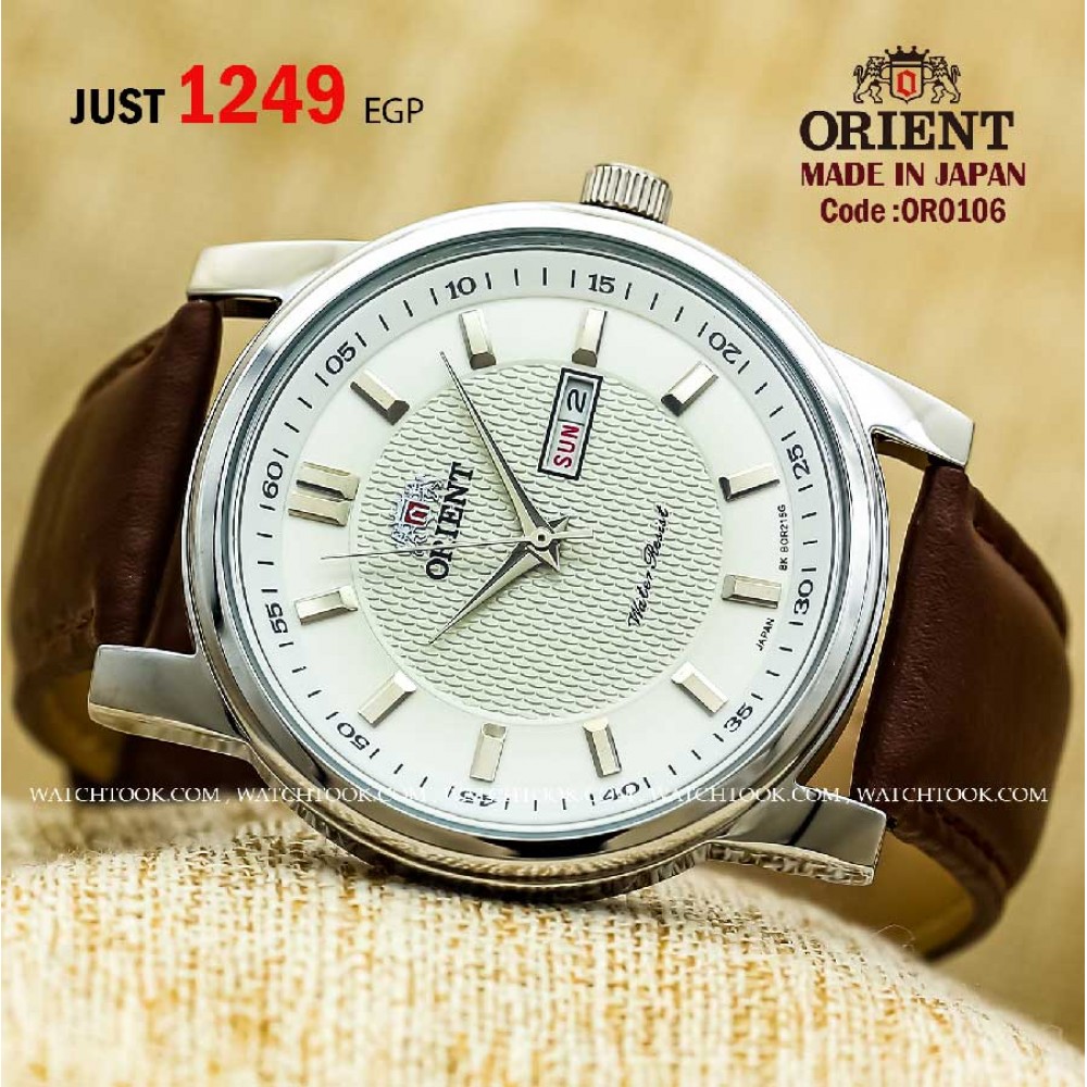 Orient quartz 1y warranty code or0106