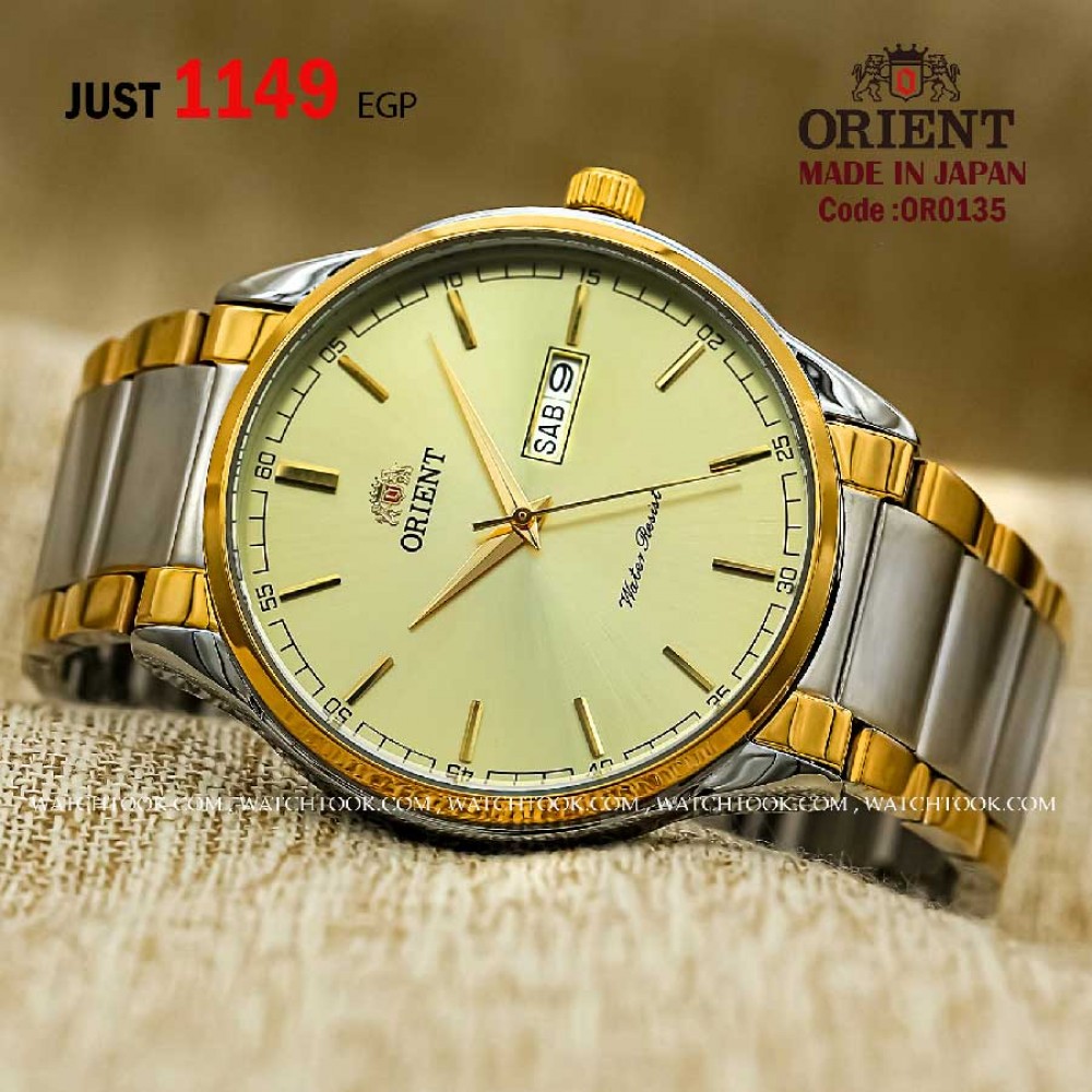Orient quartz 1y warranty code or0135