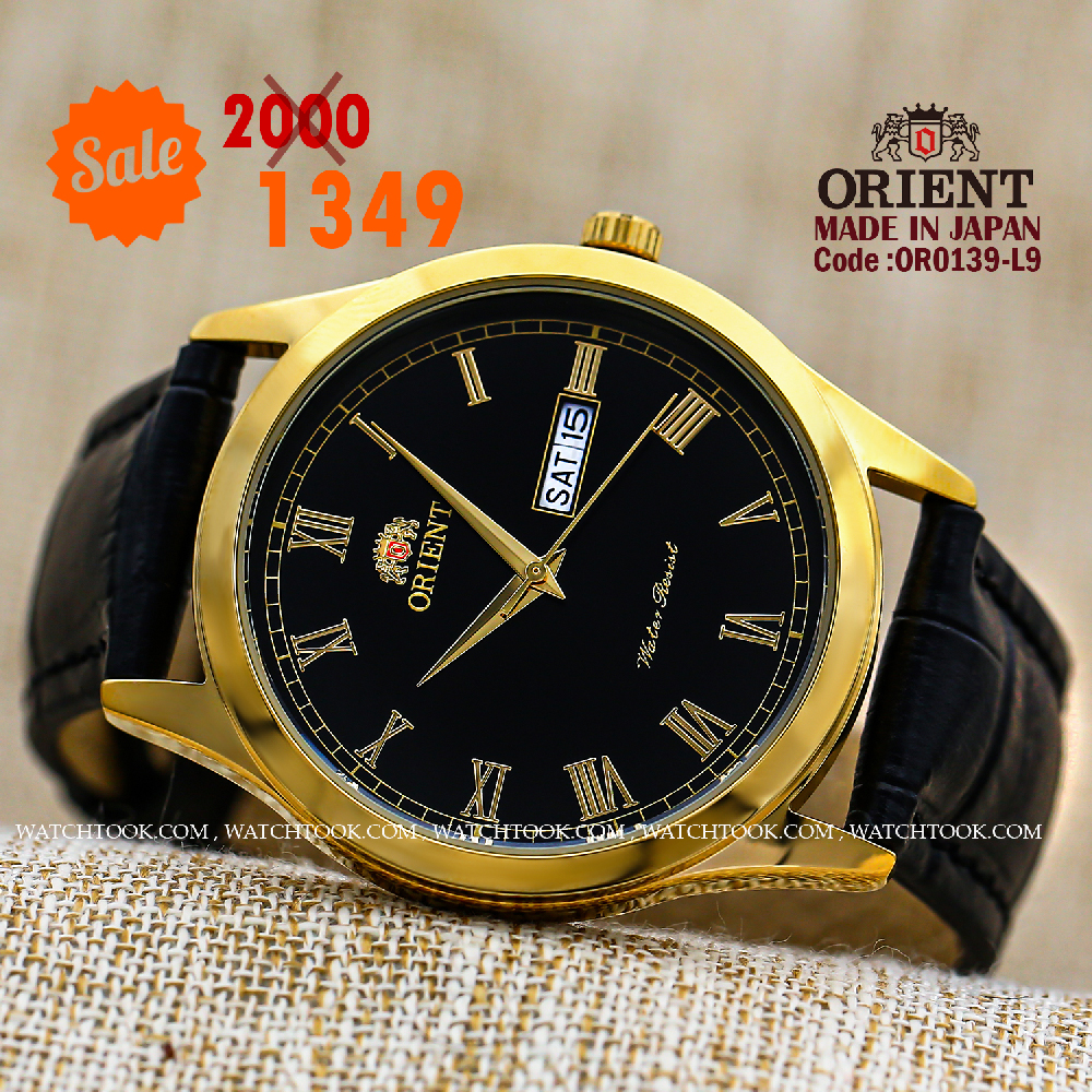 Orient quartz 1y warranty code or0139-L9