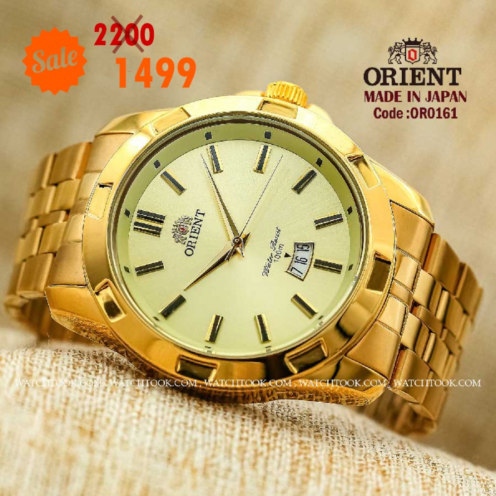 Orient quartz 1y warranty code or0161