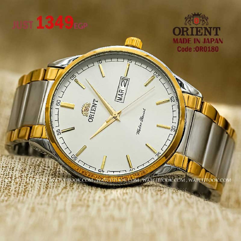 Orient quartz 1y warranty code or0180
