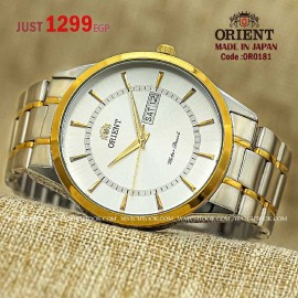 Orient quartz 1y warranty code or0181