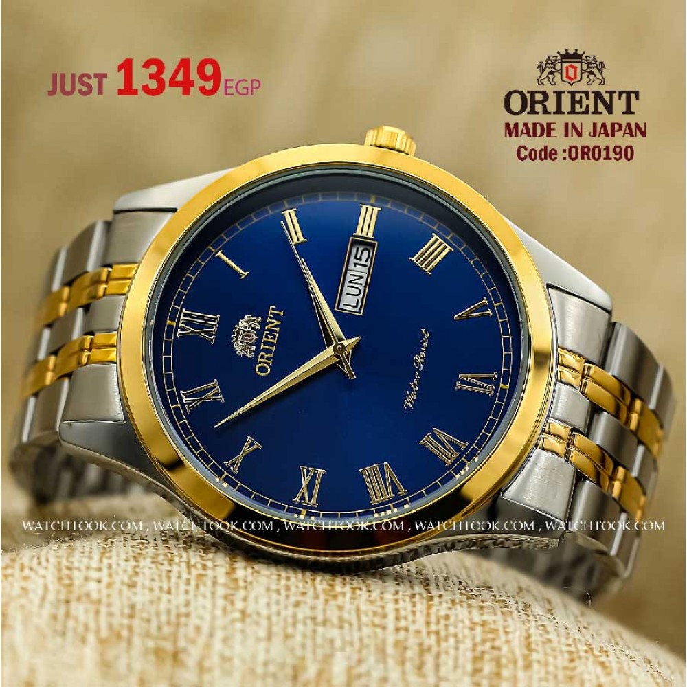 Orient quartz 1y warranty code or0190