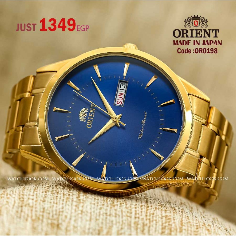 Orient quartz 1y warranty code or0198