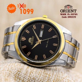 Orient quartz 1y warranty code or0229