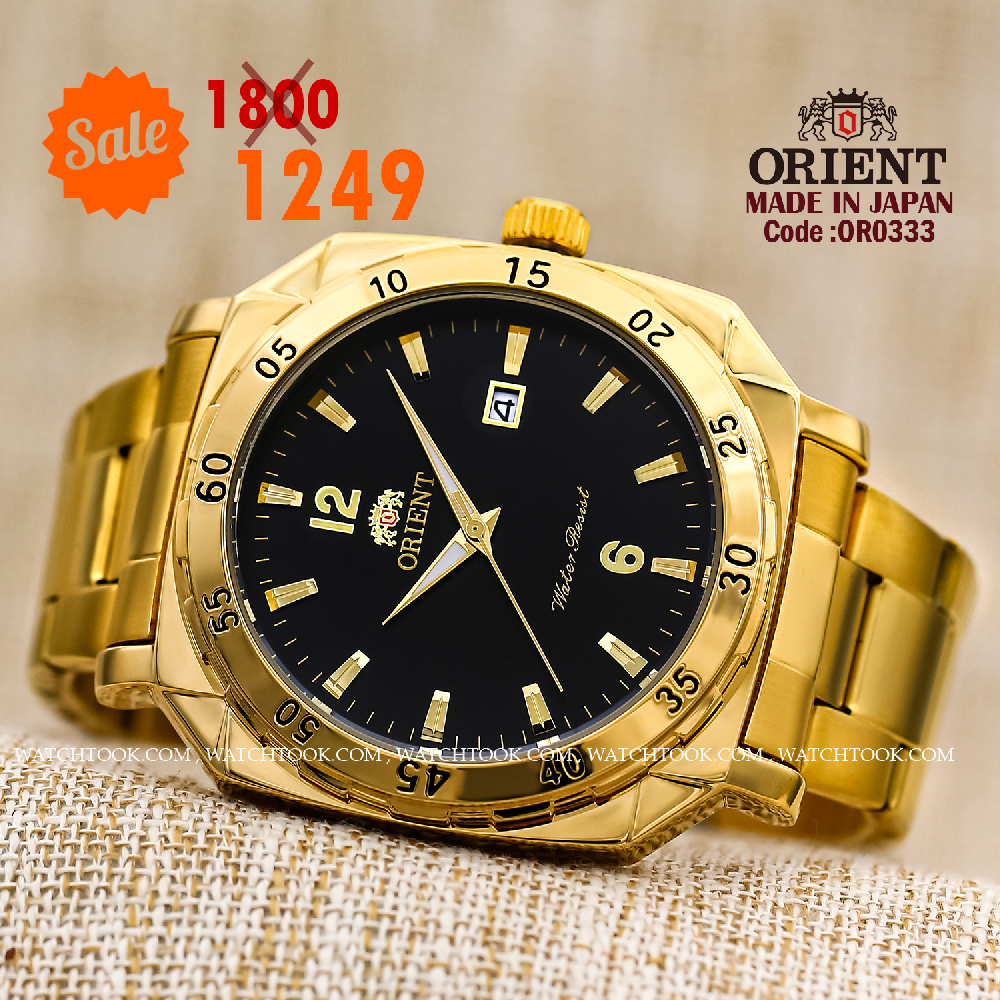 Orient quartz 1y warranty code or0333