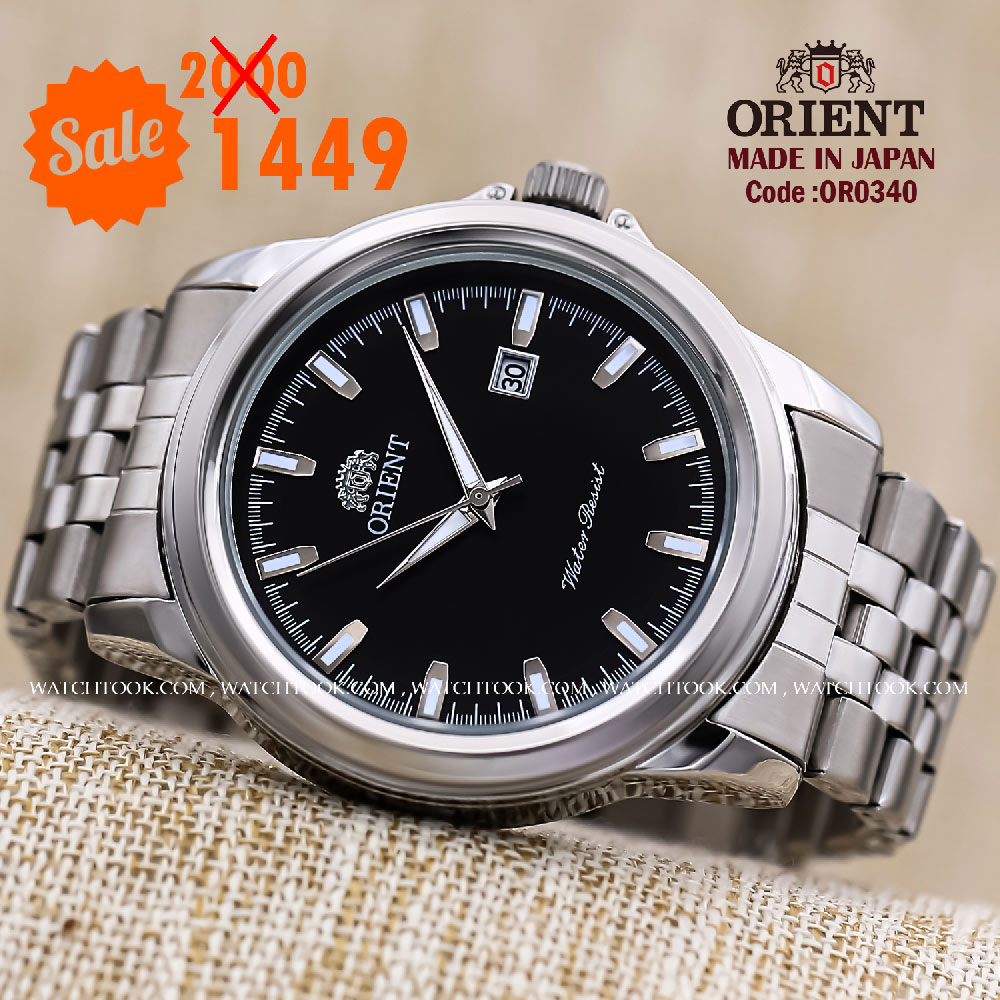 Orient quartz 1y warranty code OR0340
