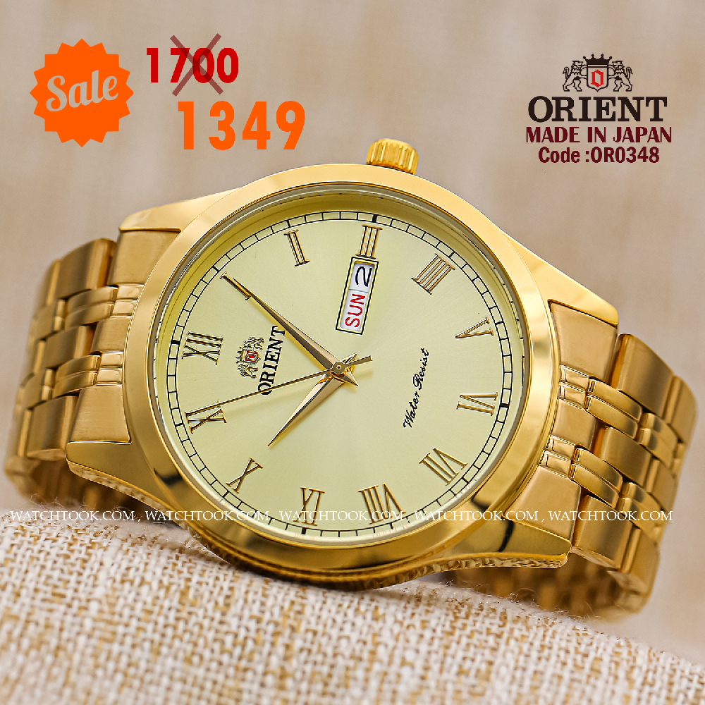 Orient quartz 1y warranty code OR0348-2