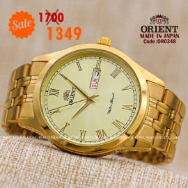 Orient quartz 1y warranty code OR0348-2