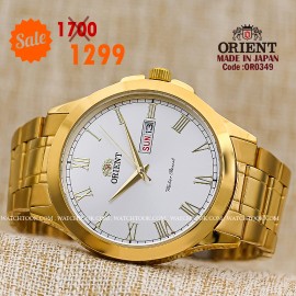 Orient quartz 1y warranty code OR0349