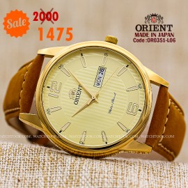 Orient quartz 1y warranty code OR0351-L06
