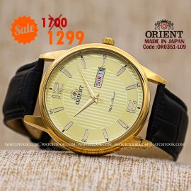 Orient quartz 1y warranty code OR0351-L09