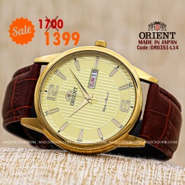 Orient quartz 1y warranty code OR0351-L14