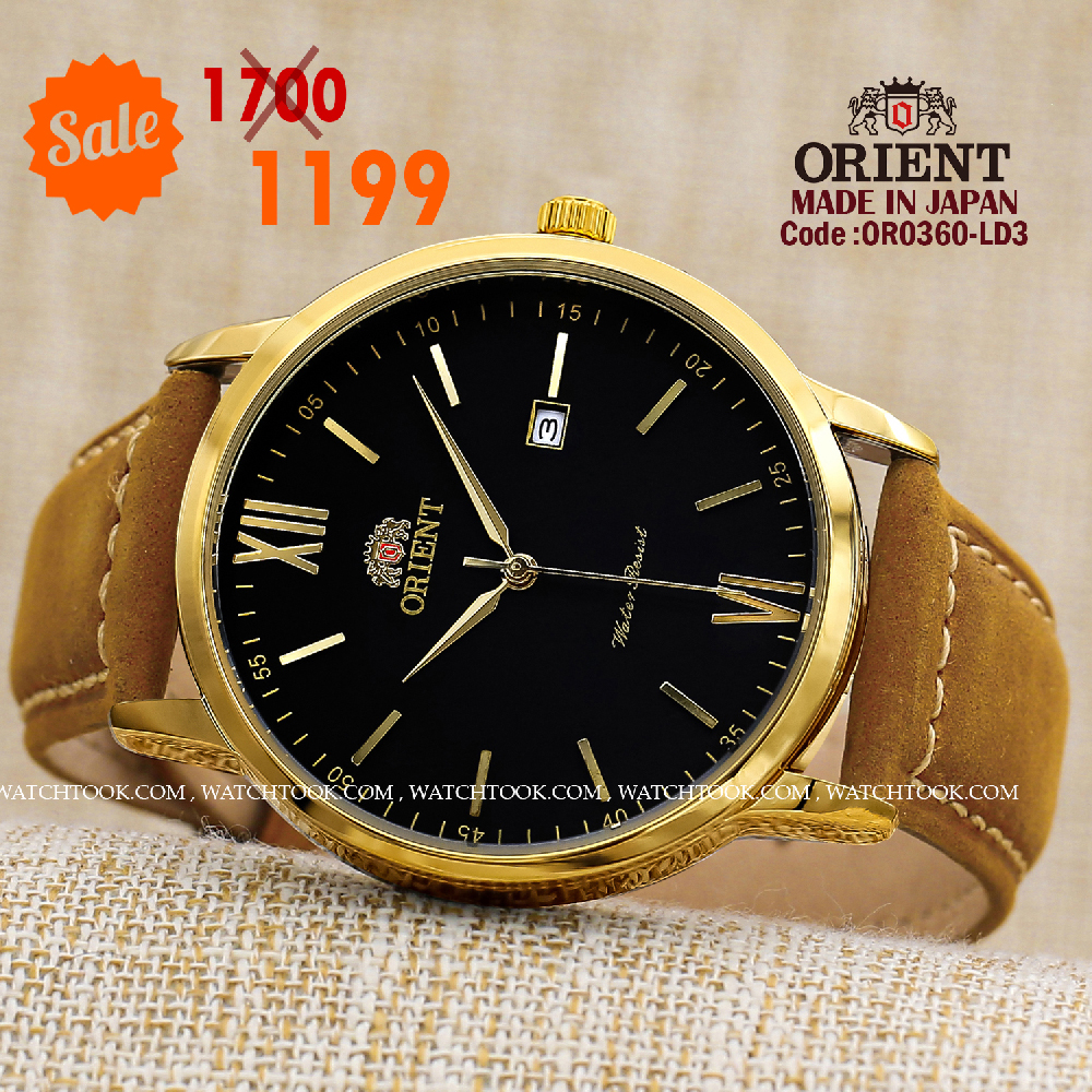 Orient quartz 1y warranty code OR0360-LD3