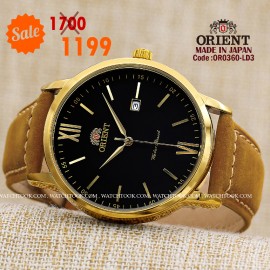 Orient quartz 1y warranty code OR0360-LD3