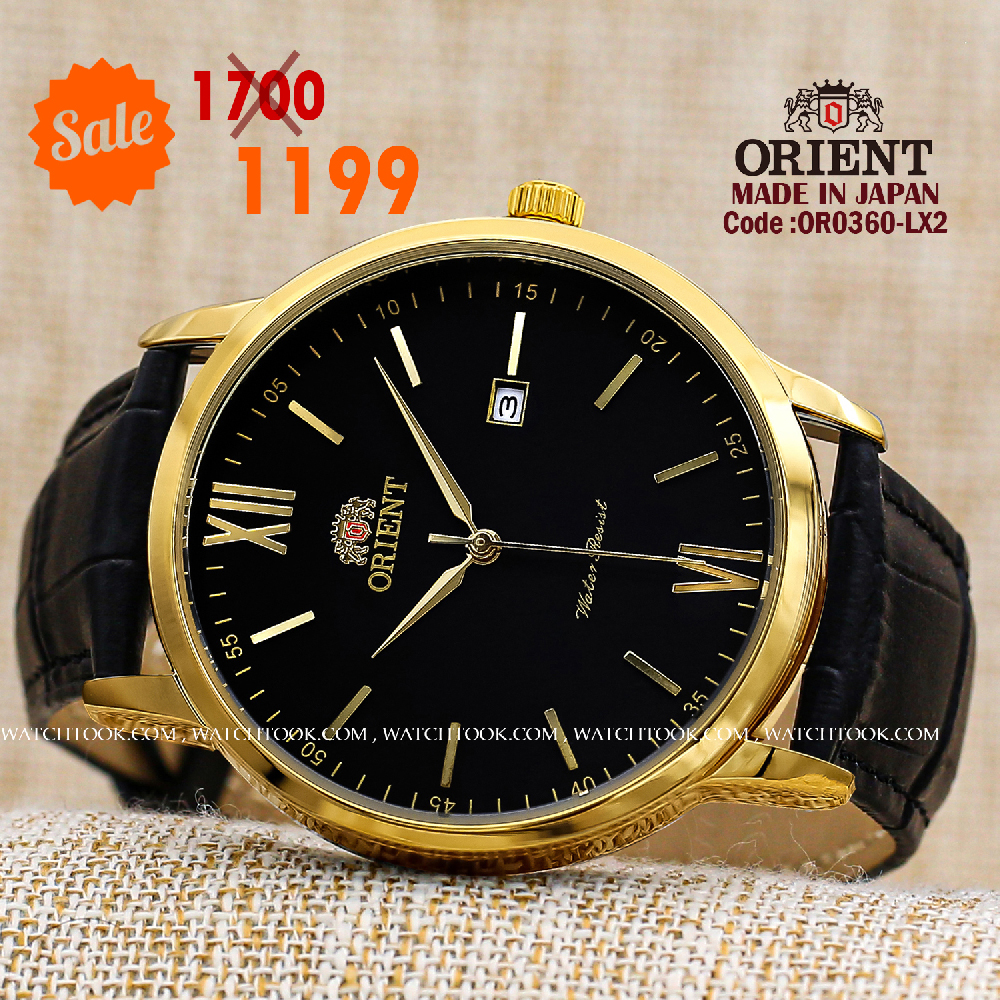 Orient quartz 1y warranty code OR0360-Lx2