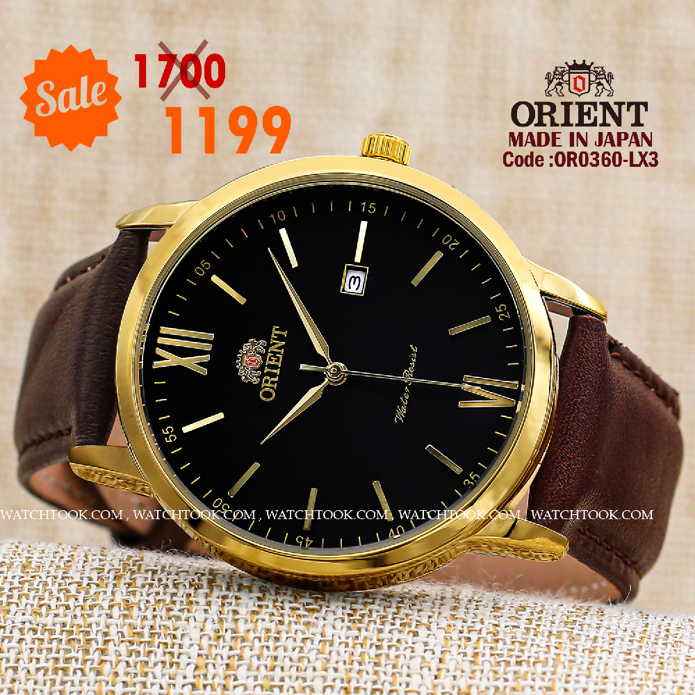 Orient quartz 1y warranty code OR0360-Lx3