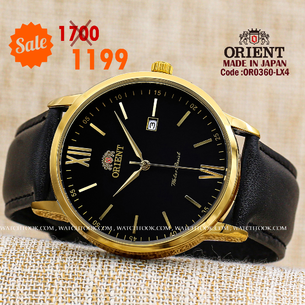 Orient quartz 1y warranty code OR0360-Lx4