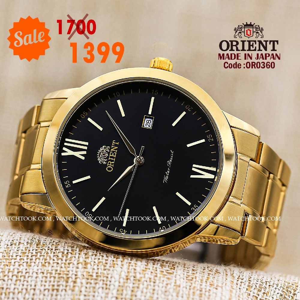 Orient quartz 1y warranty code or0360