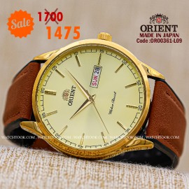 Orient quartz 1y warranty code OR0361-L09