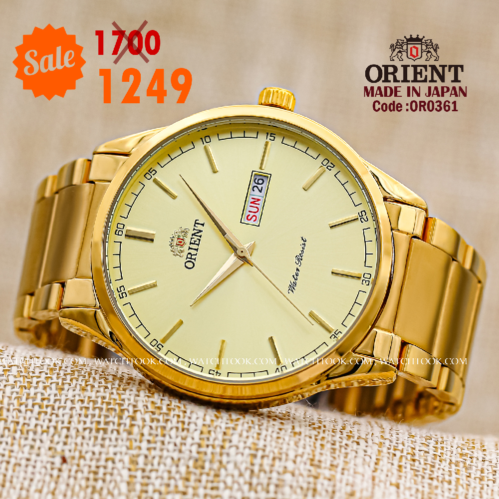 Orient quartz 1y warranty code or0361