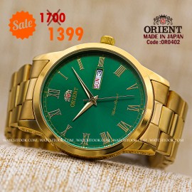 Orient quartz 1y warranty code or0402