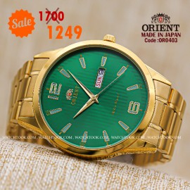 Orient quartz 1y warranty code or0403