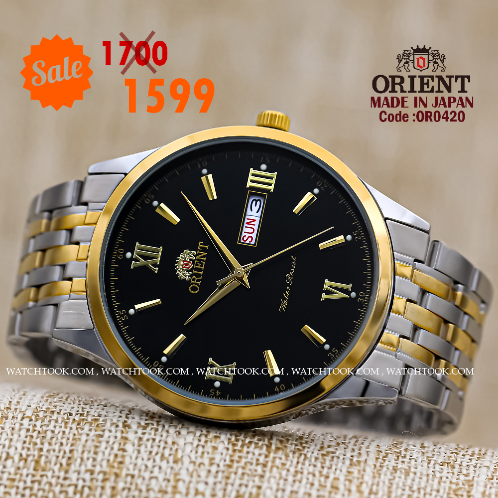 Orient quartz 1y warranty code or0420