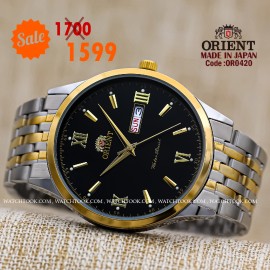 Orient quartz 1y warranty code or0420