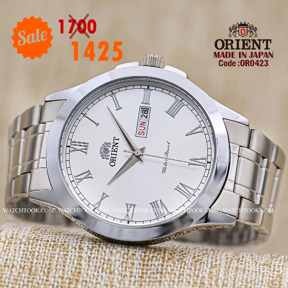 Orient quartz 1y warranty code  or0423