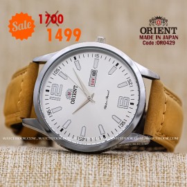 Orient quartz 1y warranty code  or0429