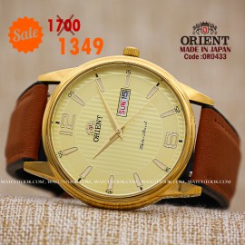 Orient quartz 1y warranty code or0433