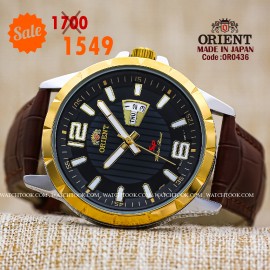 Orient quartz 1y warranty code  or0436