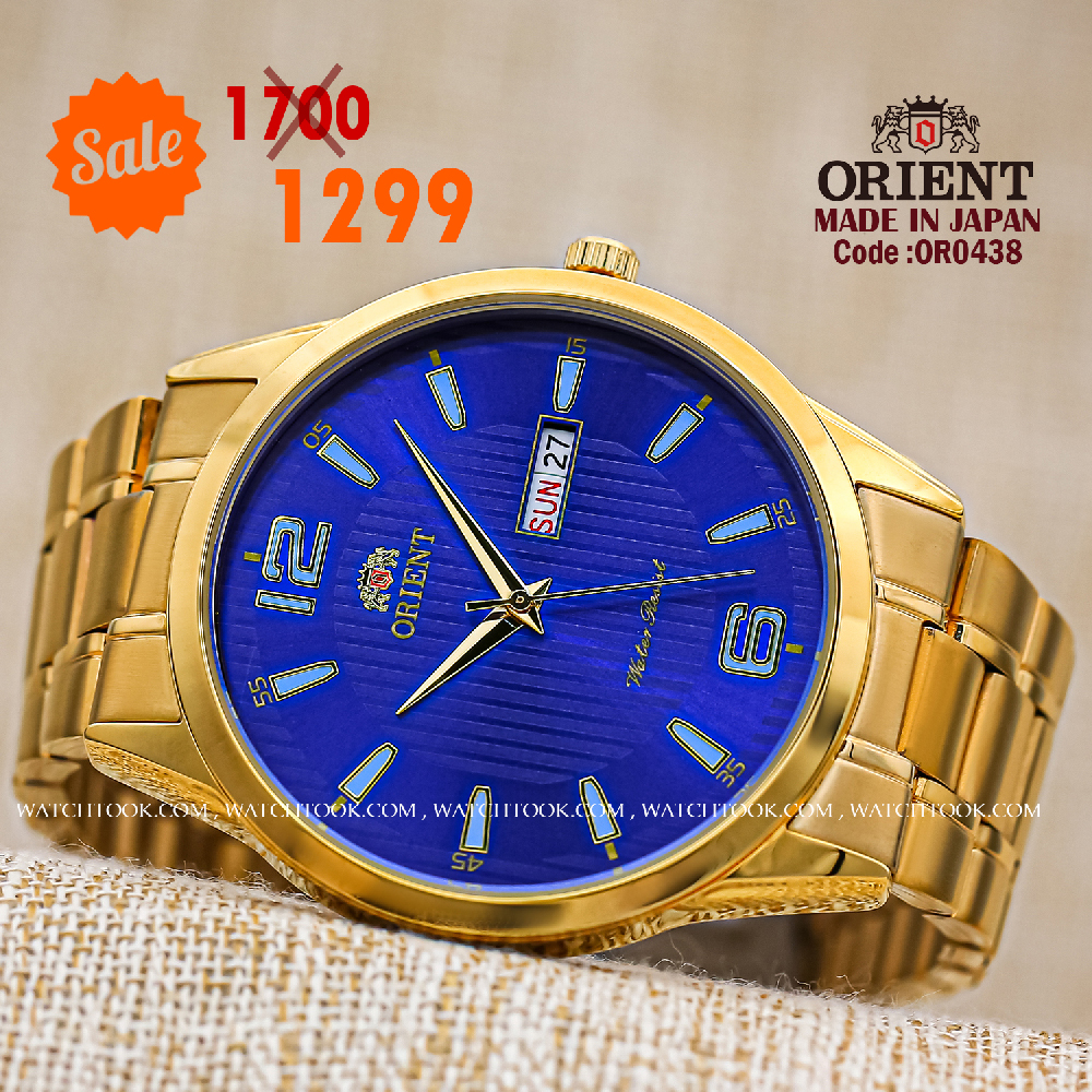 Orient quartz 1y warranty code or0438