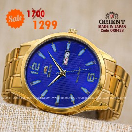 Orient quartz 1y warranty code or0438
