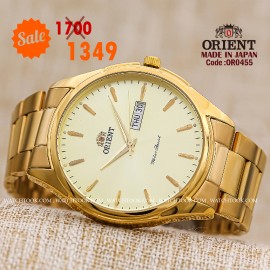 Orient quartz 1y warranty code or0455