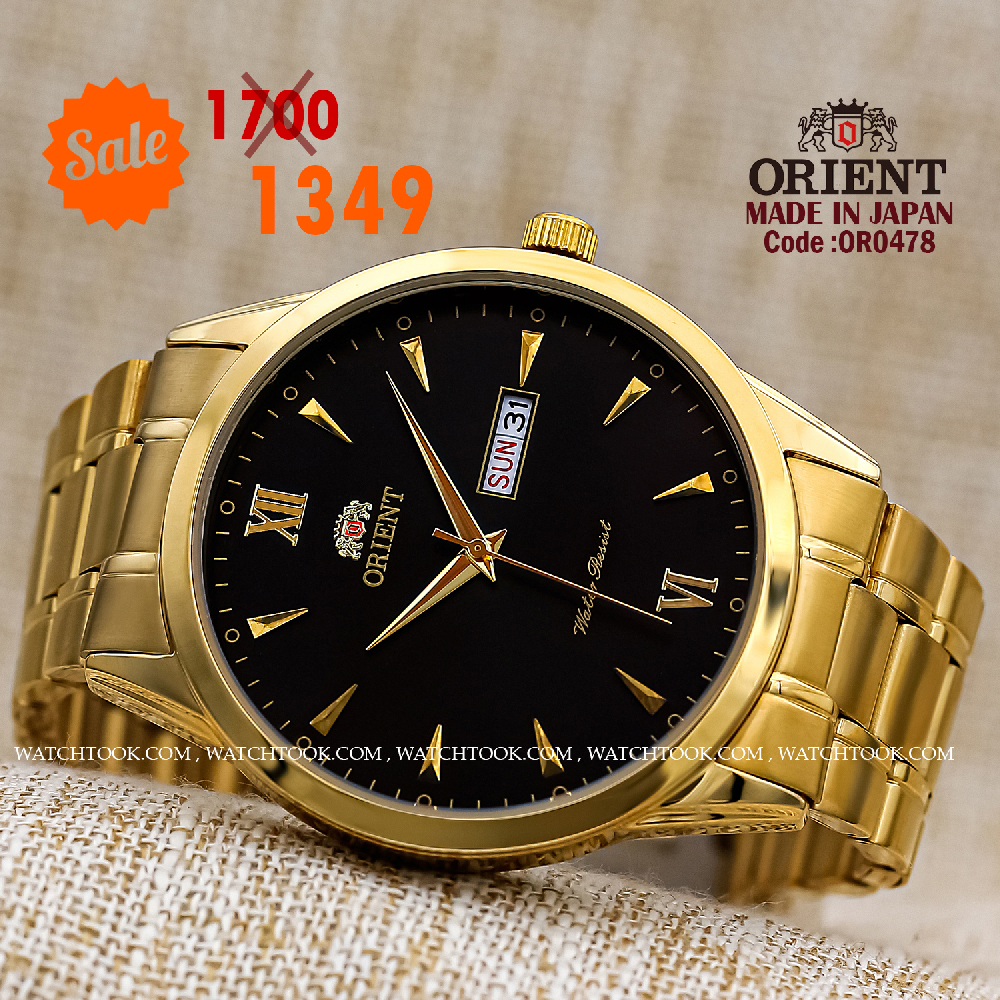Orient quartz 1y warranty code or0478