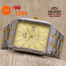 Orient quartz 1y warranty code or0530