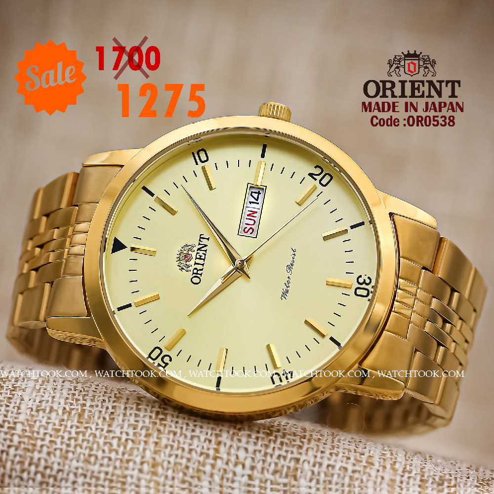 Orient quartz 1y warranty code or0538