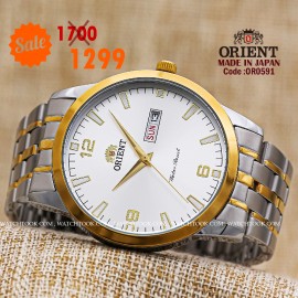 Orient quartz 1y warranty code or0591