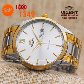 Orient quartz 1y warranty code or0602