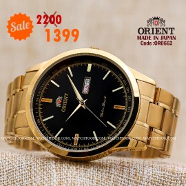 Orient quartz 1y warranty code or0662