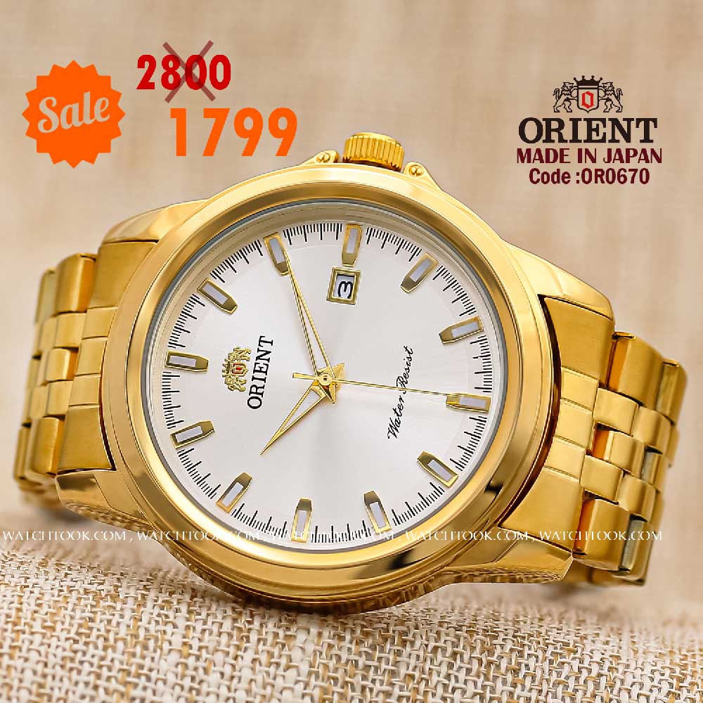 Orient quartz 1y warranty code OR0670