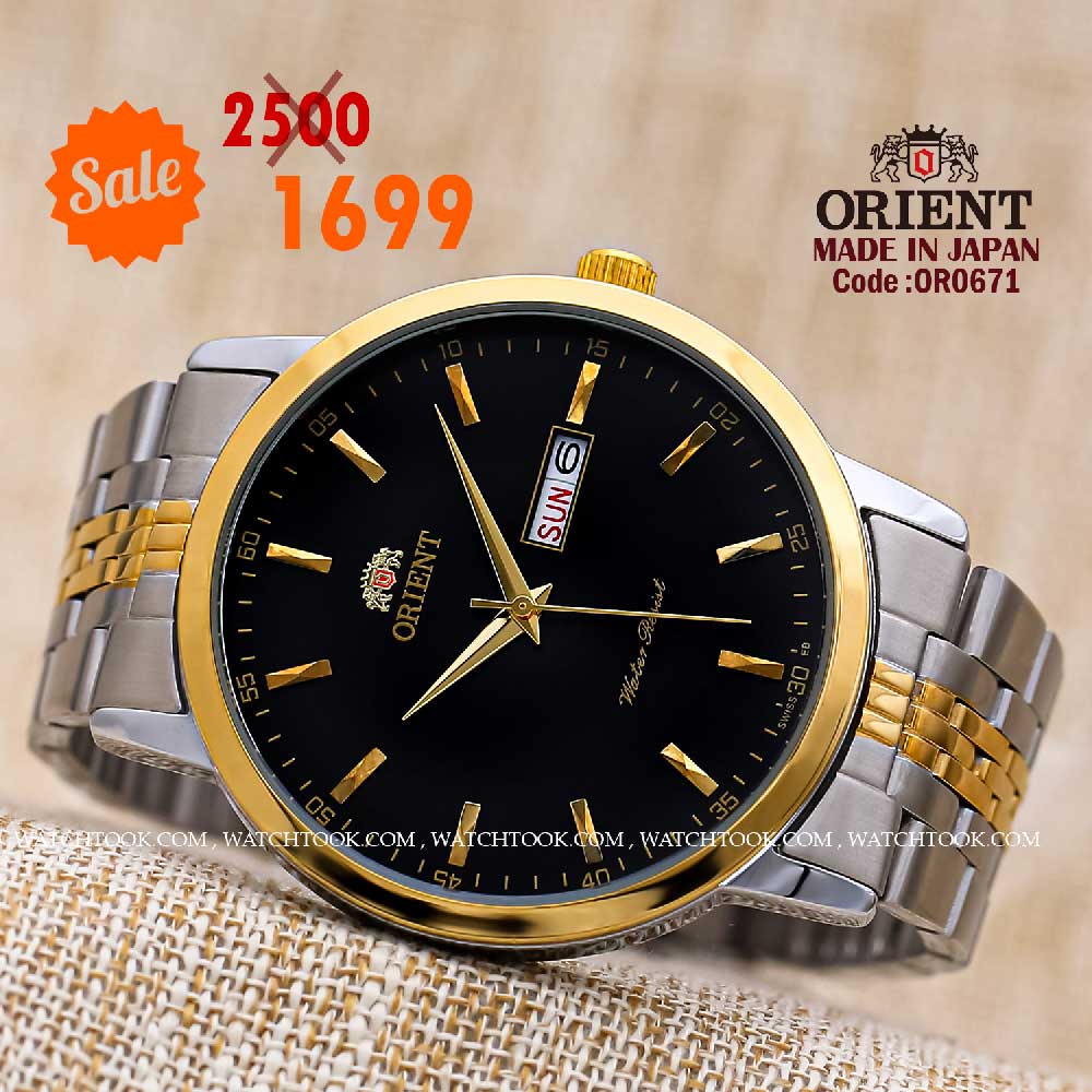 Orient quartz 1y warranty code OR0671
