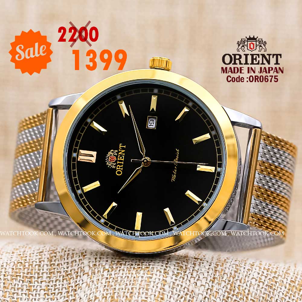 Orient quartz 1y warranty code OR0675