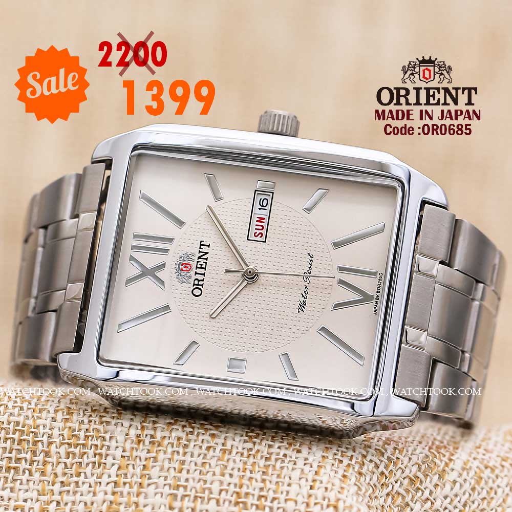 Orient quartz 1y warranty code OR0685