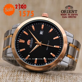 Orient quartz 1y warranty code OR0702