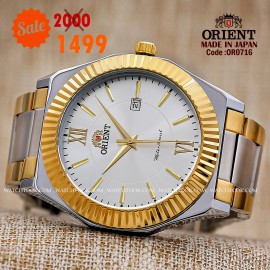 Orient quartz 1y warranty code OR0716